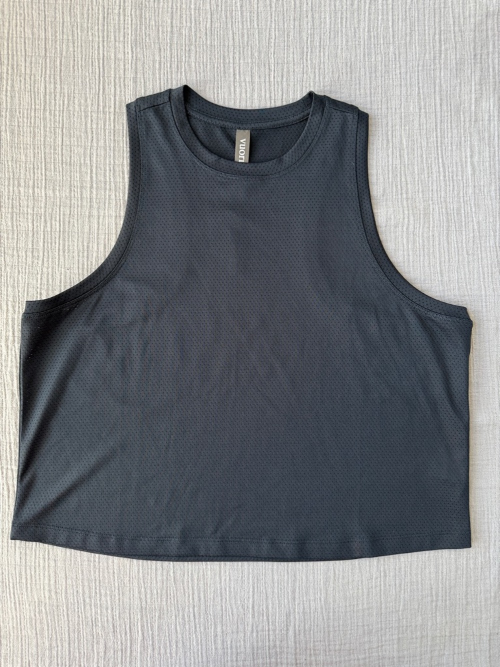 Vuori Navy Micro Mesh Tank-EUC